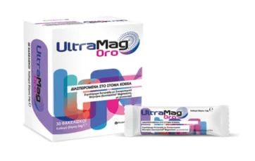 UltraMag Oro Συμπλήρωμα Διατροφής με Σουκροσωμικό Μαγνήσιο, 30sachets