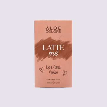 Aloe Colors Lip & Cheek Combo – Latte Me