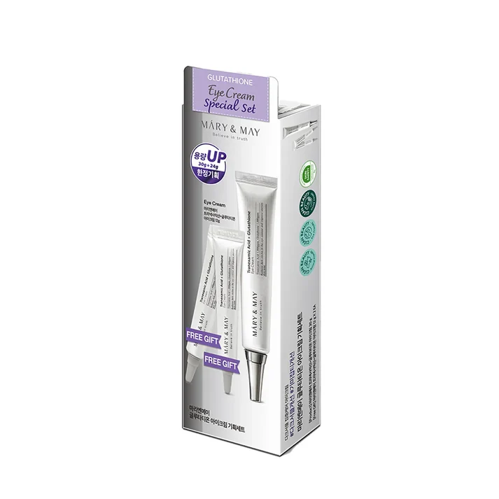 Mary&May Tranexamic Acid + Glutathione Eye Special Set- Σετ Κρέμας ματιών για μαύρους κύκλους