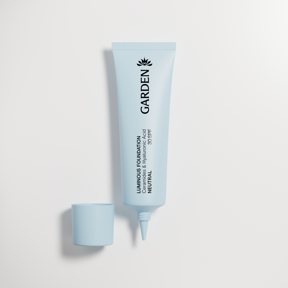 GARDEN Luminous Foundation 30SPF με Υαλουρονικό Οξύ και Ceramides 103 Neutral -30ml - Image 5