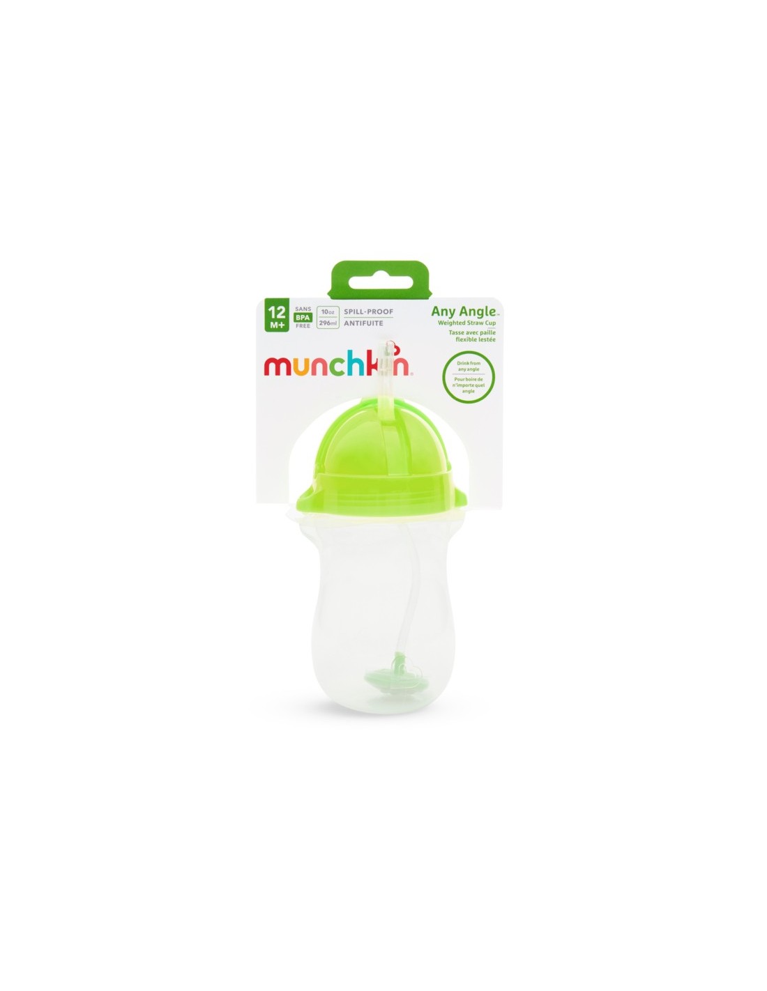 Munchkin TIP N SIP TALL - GREEN 296 ML - Image 5