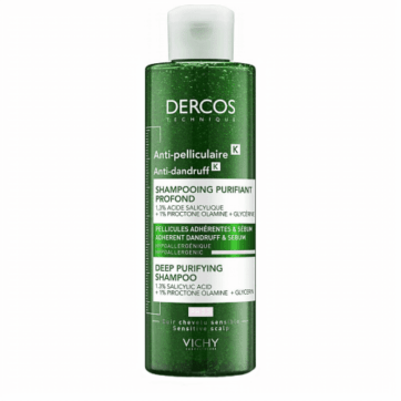 Vichy Dercos Anti-Dandruff Κ Σαμπουάν κατά της Επίμονης Πιτυρίδας & της Λιπαρότητας, 250ml