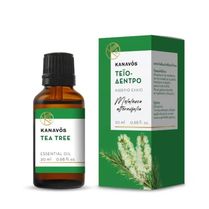Kanavos Tea Tree Essential Αιθέριο Έλαιο Τεϊόδεντρου, 20ml