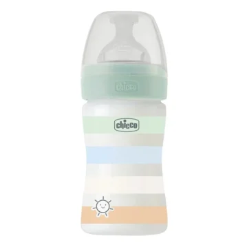 Chicco Well Being Πλαστικό Μπιμπερό κατά των Κολικών 0m+, 150ml