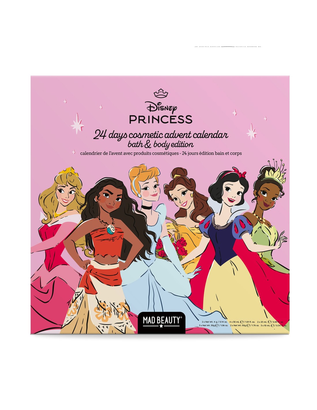 Mad Beauty Classic Princess 24 Day Advent Calendar