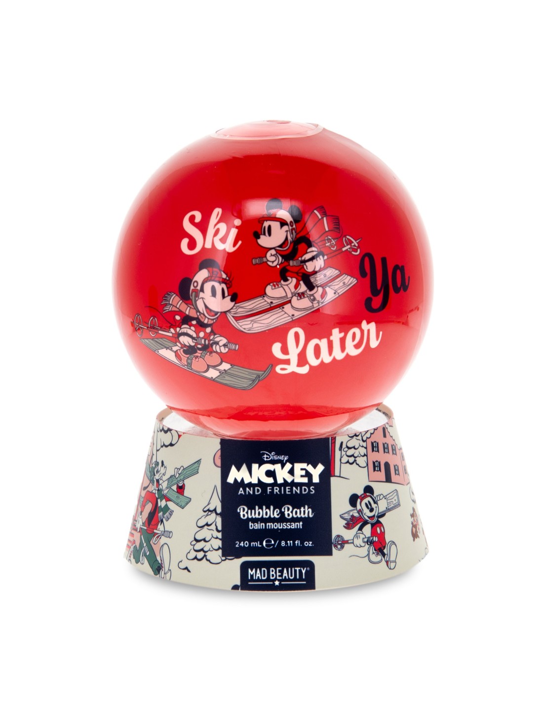 Mad Beauty Mickey Ski Bauble Bubble Bath