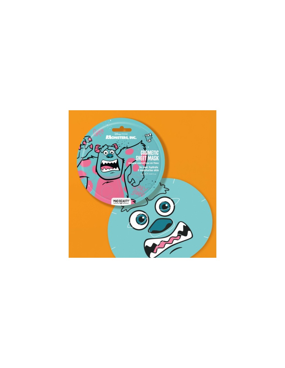Mad Beauty Monsters Inc Cosmetic Sheet Face Mask - Sulley - Image 2